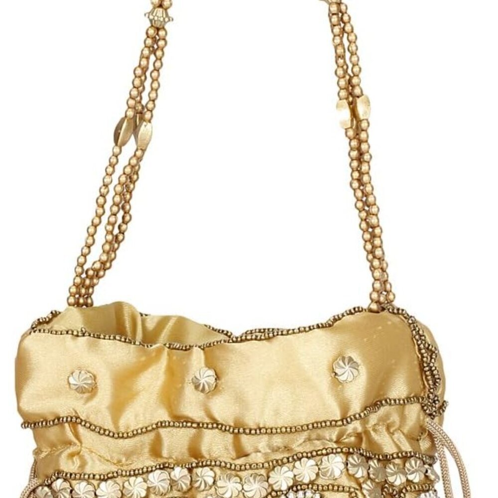 Mirror Potli Bag Pouch/Coin/Jewellery Purse for Women & Girls - Picture 2 of 3